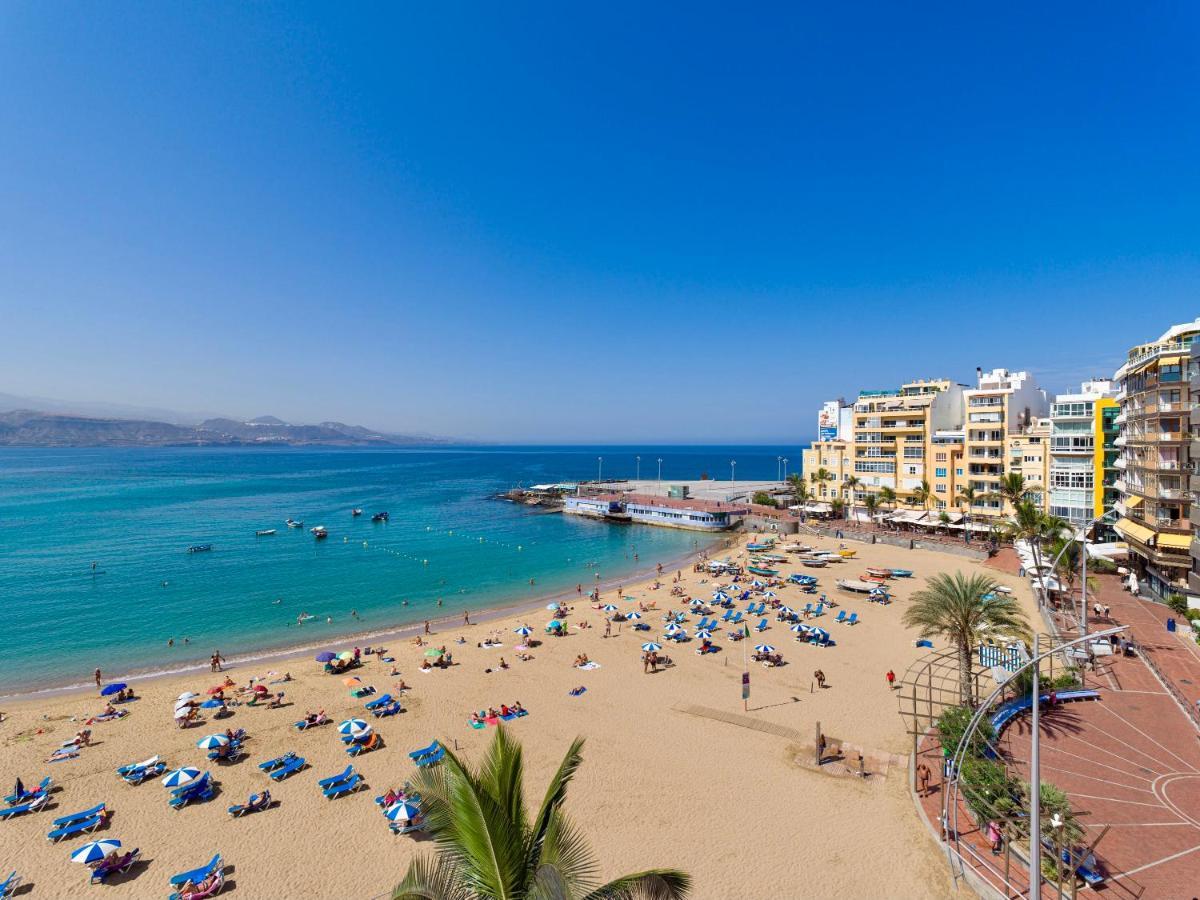 2 Bedrooms & Spectacular Views In Best Part Of Las Canteras Las Palmas Exterior photo
